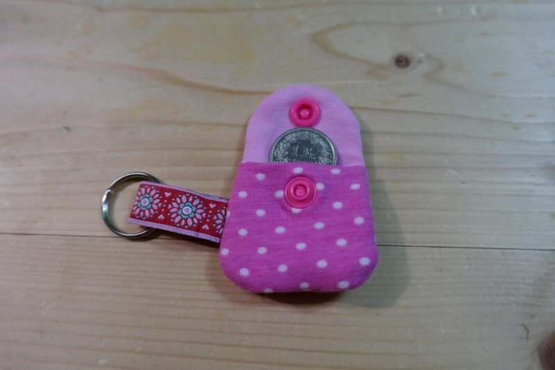 Chiptasche Blume pink – Bild 4