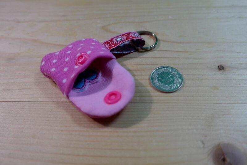 Chiptasche Blume pink – Bild 2