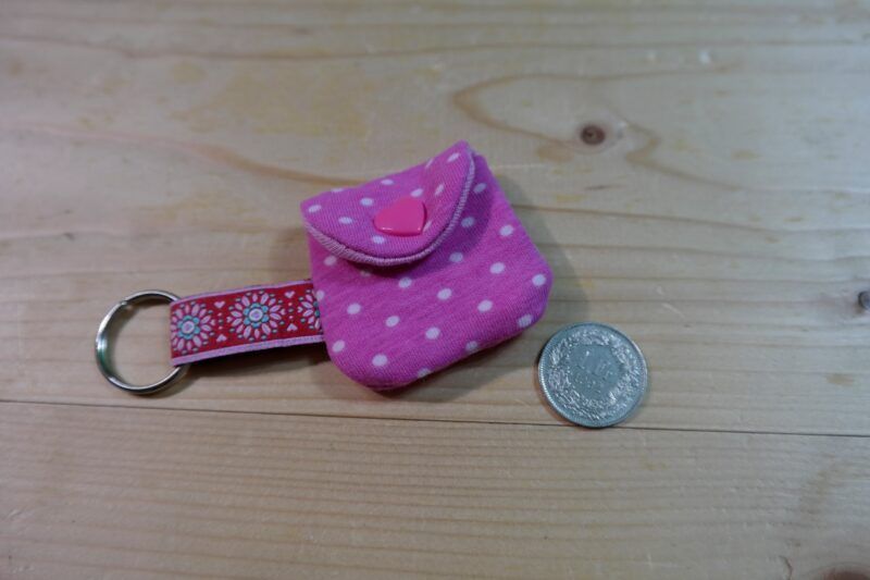 Chiptasche Blume pink – Bild 3