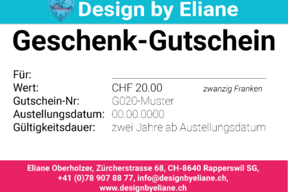 Geschenk-Gutschein CHF 20.00