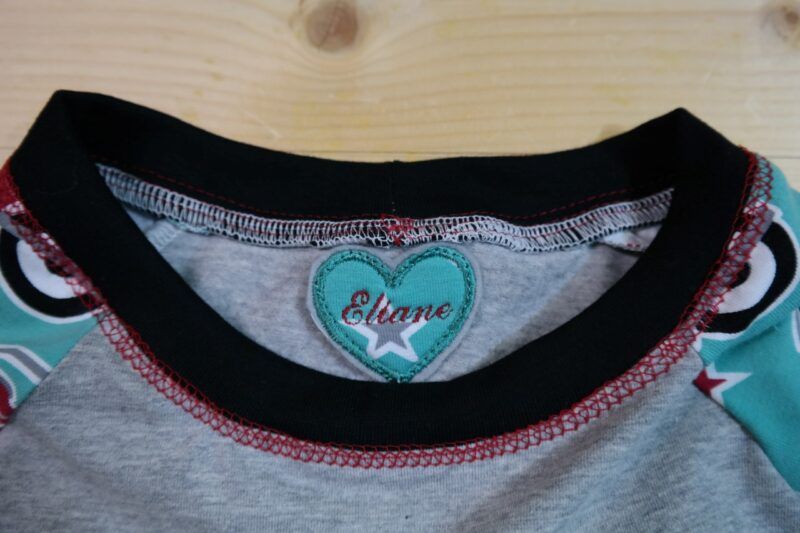 Töff-T-Shirt grau-mint – Bild 5