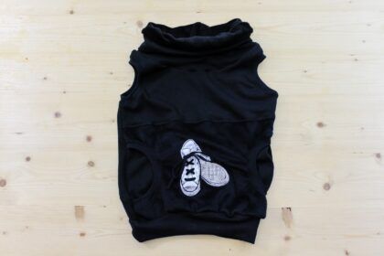 Kuschel-Pullunder Chucks schwarz