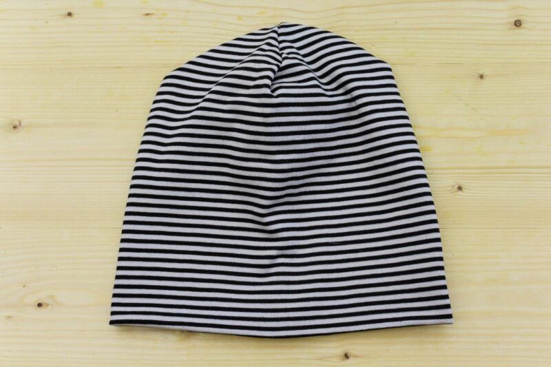 Beanie gestreift braun-beige