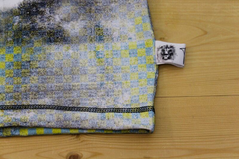 T-Shirt Löwe grau-grün – Bild 4