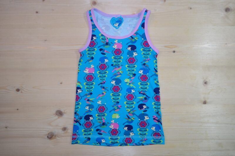 Doppelshirt Igel türkis-rosa – Bild 5