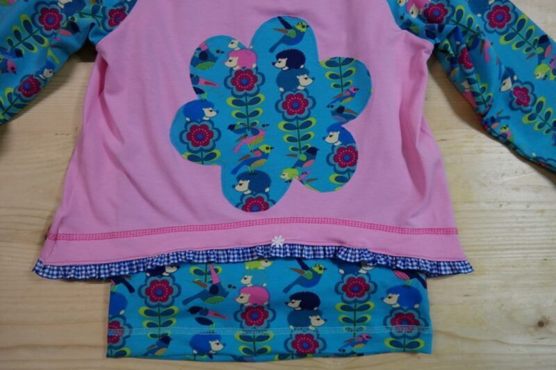 Doppelshirt Igel türkis-rosa – Bild 7