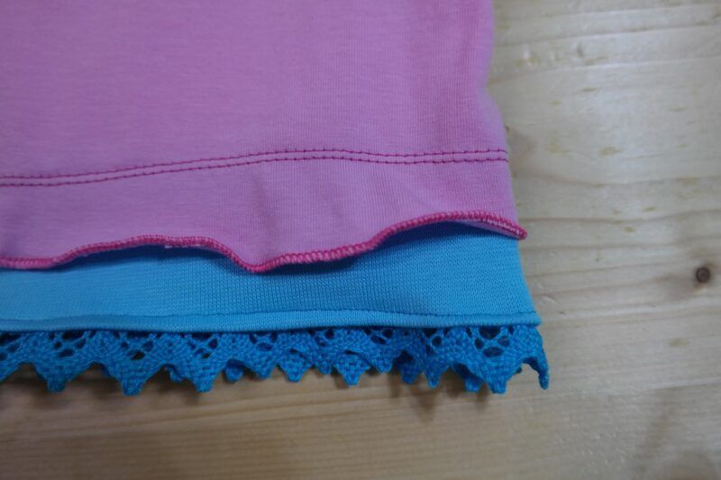 Eulen-T-Shirt rosa-türkis – Bild 7
