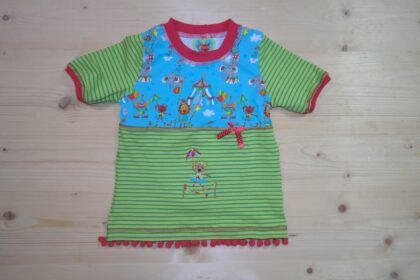 Zirkus-T-Shirt türkis-grün