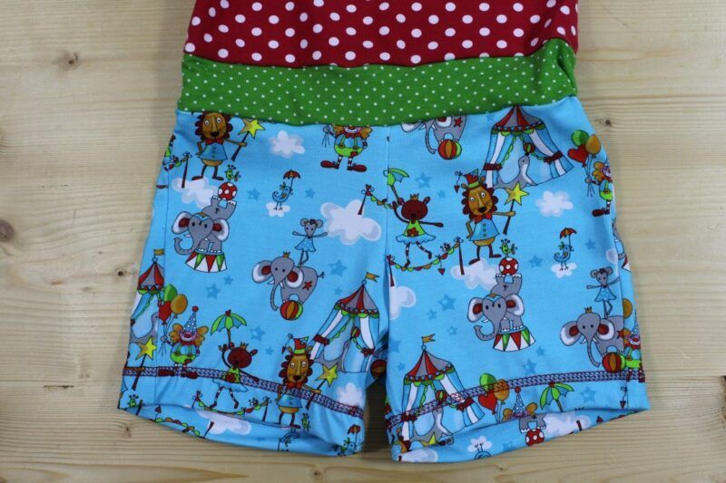 Jumpsuit Zirkus türkis-rot-grün – Bild 7
