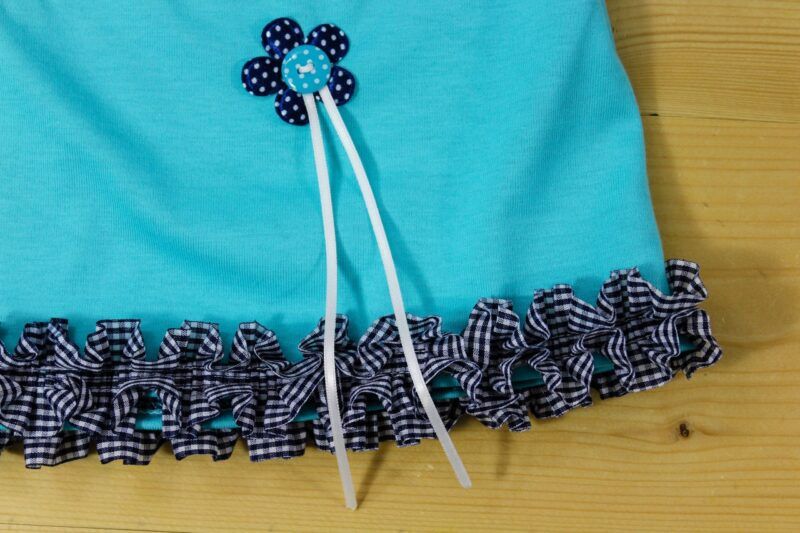 Pullover Einhorn türkis – Bild 4