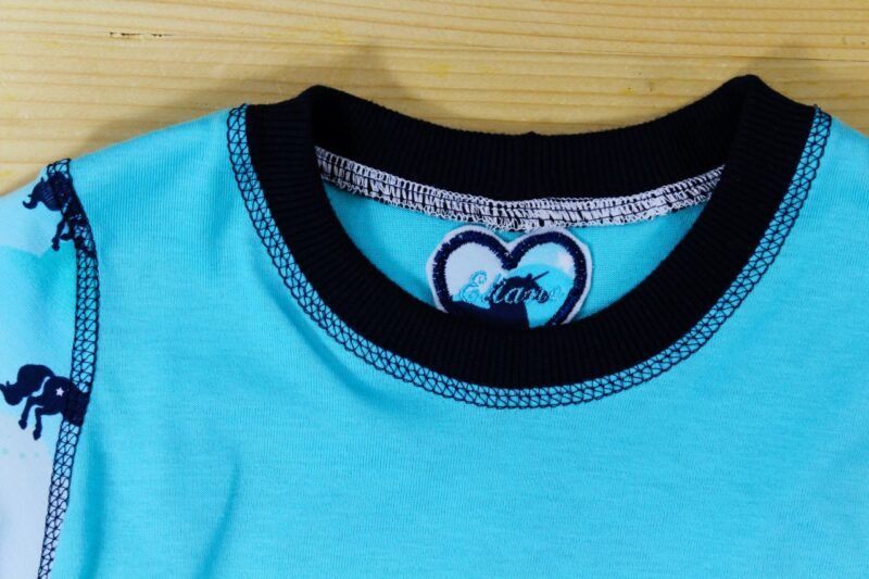 Pullover Einhorn türkis – Bild 5