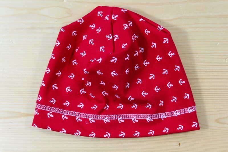 Beanie Anker rot