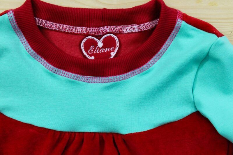 Pullover Eule rot-mint – Bild 6