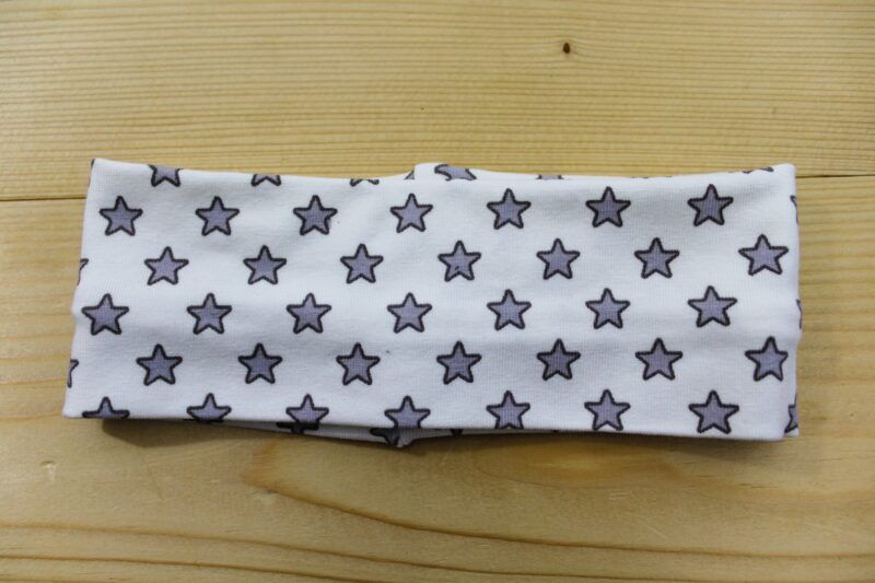Baby-Stirnband Sterne offwhite