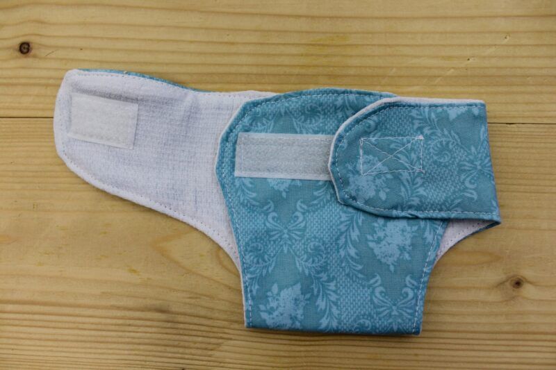 Puppenwindel eisblau – Bild 2