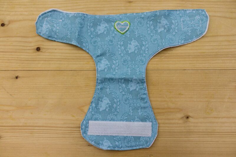 Puppenwindel eisblau – Bild 3