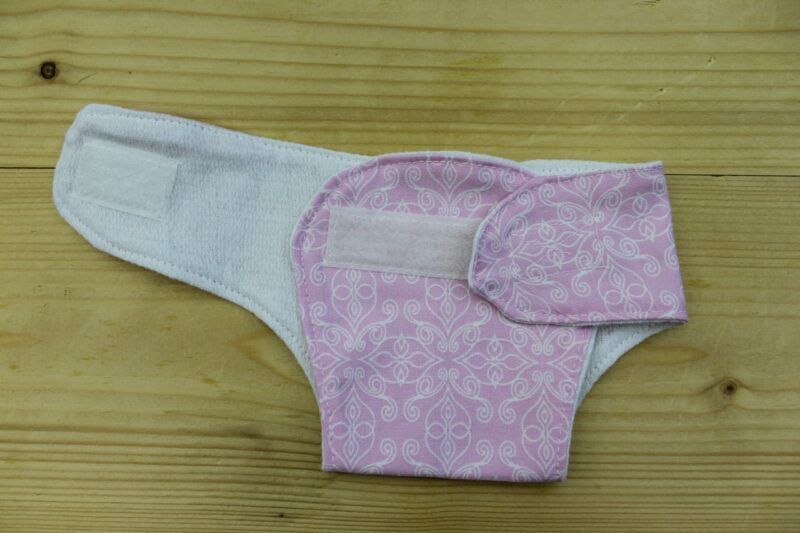 Puppenwindel Ornamente rosa – Bild 2