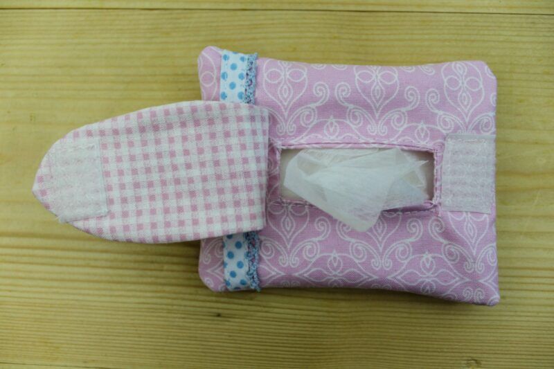 Puppen-Feuchttuch-Tasche Ornamente rosa – Bild 2